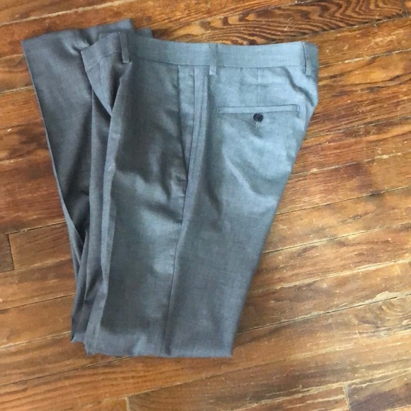 Mens Gray Slacks Kenneth Cole - Picture 1 of 2